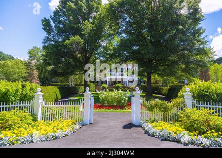 Woodstock, Vermont, Woodstock Inn and Resort Stock Photo