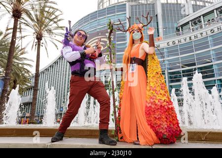 April 2, 2022: Cosplay at Wondercon  on Saturday April 2, 2022 in Anaheim, California (Credit Image: © Marissa Carter/ZUMA Press Wire) Stock Photo