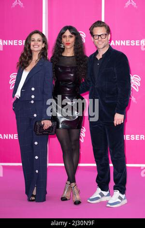 Lucie Lucas and Tamara Marthe (aka Shy'm) attend the Cannes