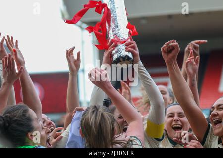 Bristol, UK. 3rd April 2022. (Liverpool) Women’s Championship game between Bristol City and Liverpool at Ashton Gate. Stock Photo