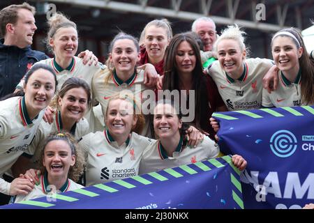 Bristol, UK. 3rd April 2022. (Liverpool) Women’s Championship game between Bristol City and Liverpool at Ashton Gate. Stock Photo