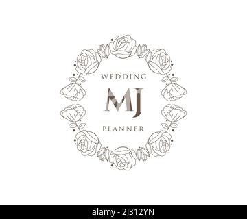 MM Initials Letter Wedding Monogram Logos Template, Hand Drawn Modern  Minimalistic and Floral Templates for Invitation Cards, Save Stock Vector -  Illustration of letter, pack: 255042408