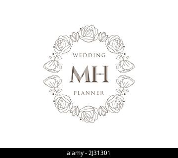 MM Initials Letter Wedding Monogram Logos Collection, Hand Drawn Modern  Minimalistic and Floral Templates for Invitation Cards, Stock Vector -  Illustration of decoration, wedding: 247832540