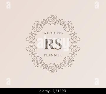 RR Initials Letter Wedding Monogram Logos Template, Hand Drawn Modern  Minimalistic and Floral Templates for Invitation Cards, Save Stock Vector -  Illustration of letter, collection: 256761004