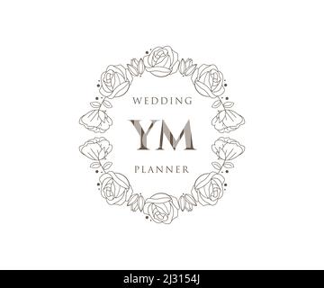 YL Initials letter Wedding monogram logos collection, hand drawn modern  minimalistic and floral templates for Invitation cards, Save the Date,  elegant Stock Vector Image & Art - Alamy