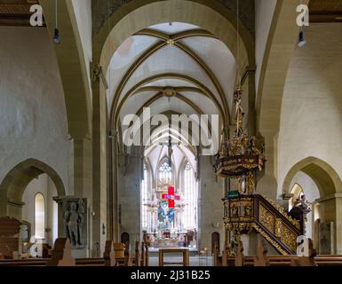Schweinfurt; St. John&#39;s Church Stock Photo