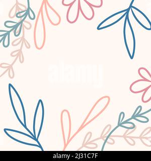 Abstract simple design painting and flat vector Stock Vector