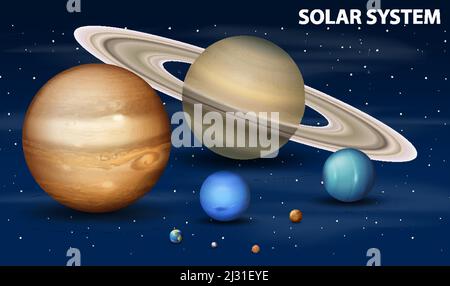 Planet Earth in space illustration Stock Vector