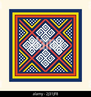 Toraja traditional pattern (Tator) artwork design Stock Vector Image ...