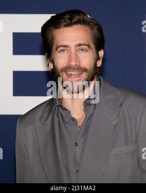 04 April 2022 - Los Angeles, California - Jake Gyllenhaal. Los Angeles Premiere Of ''Ambulance' (Credit Image: © AdMedia via ZUMA Press Wire) Stock Photo
