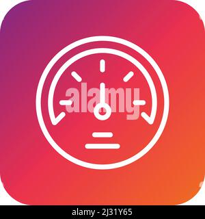 Barometer Vector Icon Design Illustration Stock Vector