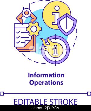 Operations security concept icon Stock Vector Image & Art - Alamy