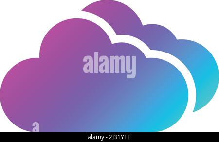 Cloud Vector Icon Design Illustration Stock Vector