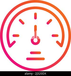 Barometer Vector Icon Design Illustration Stock Vector