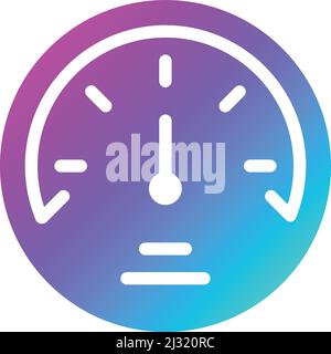 Barometer Vector Icon Design Illustration Stock Vector