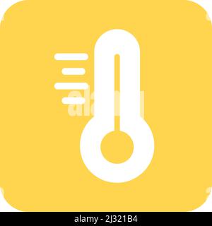 Thermometer Vector Icon Design Illustration Stock Vector