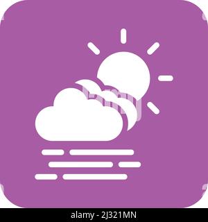 Haze Vector Icon Design Illustration Stock Vector