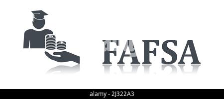 Illustration of a fafsa concept Stock Photo