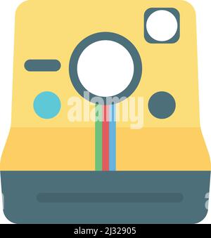 instant camera nineties style Stock Vector