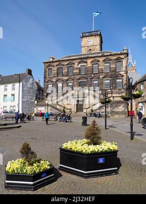 Burgh Hall, Linlithgow, West Lothian, Scotland, UK Stock Photo