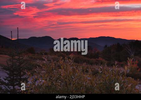 Sunrise from the C.L. Graham Wangan Grounds Scenic Overlook along the ...