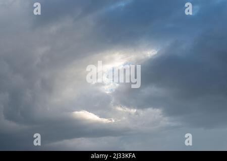 The sky above Tromsø. Norway. Stock Photo