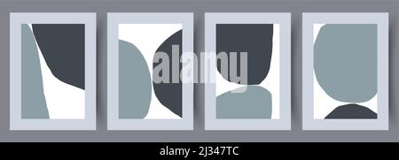 Abstract vector wall art background. Stock Vector