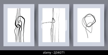 Abstract vector wall art background. Stock Vector