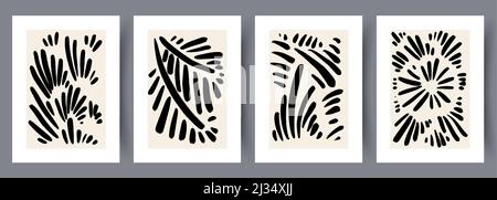 Abstract vector wall art background. Stock Vector