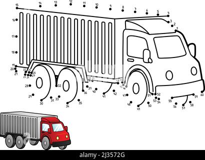 How to draw a pickup truck EASY step by step for kids, beginners, children  1 - YouTube