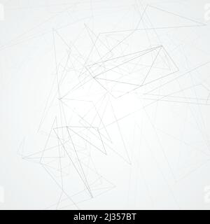 Vector abstract geometric background and techno style triangle pattern Stock Vector