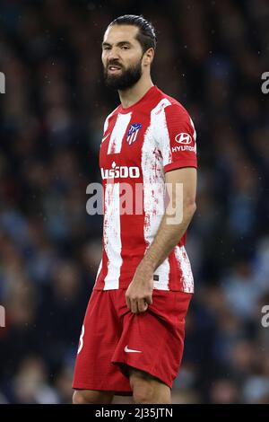 Manchester, England, 5th April 2022.   Felipe of Athletico Madrid during the UEFA Champions League match at the Etihad Stadium, Manchester. Picture credit should read: Darren Staples / Sportimage Stock Photo