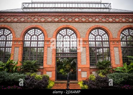 Biltmore Estate conservatory, Asheville North Carolina, USA. Stock Photo