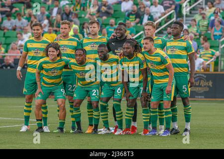 The Tampa Bay Rowdies match against the Bethlehem Steel at Al Lang Field  Stock Photo - Alamy