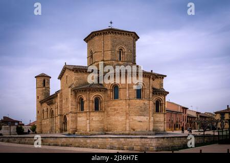 The Romanesque church of Saint James in Fromista, Palencia. Spain. Stock Photo