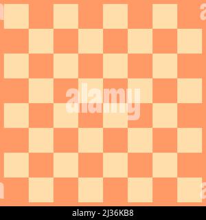 Empty chessboard isolated. Board for chess or checkers game. Strategy game concept. Checkerboard background. Stock Vector