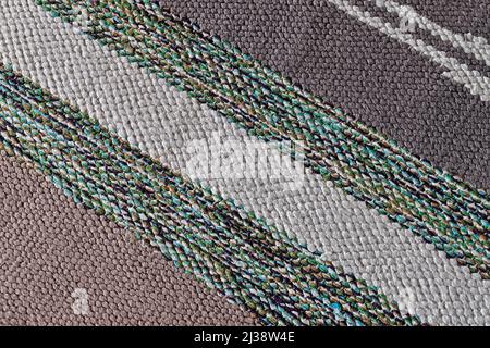 Textile texture background, striped fabric Stock Photo