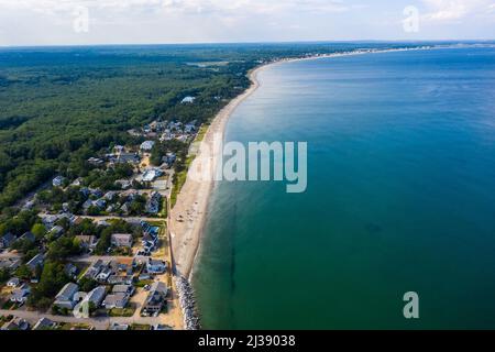 Ferry Beach, Biddeford, ME Stock Photo