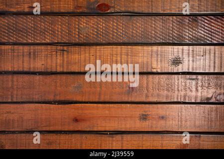 Rough old wood plank table top background top down view Stock Photo