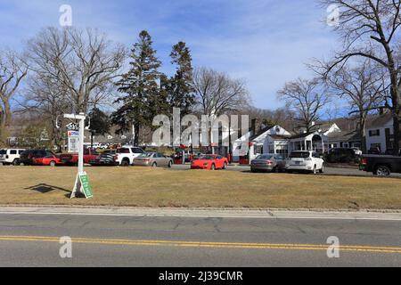 Stony Brook Village Long Island New York Stock Photo