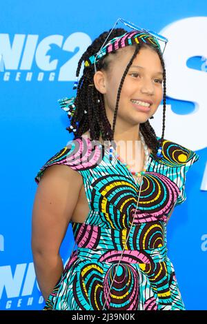 LOS ANGELES - APR 5:  Melody Niemann at the Sonic The Hedgehog 2 LA Premiere at Village Theater on April 5, 2022  in Westwood, CA Stock Photo