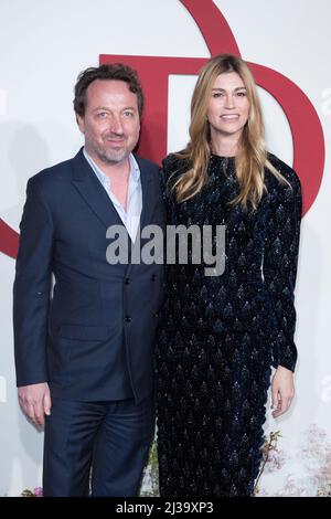 Emmanuel Perrotin, Lorena Vergani attend the Spring Lyrical Gala With American Soprano Renee Fleming At Opera Garnier In Paris on April 06, 2022 in Paris, France. Photo by Nasser Berzane/ABACAPRESS.COM Stock Photo