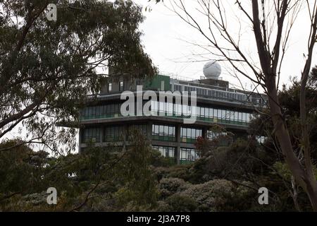 New Zealand, Wellington - January 11 2020: exterior view of MetService weather building at Botanic Garden on January 11 2020 in Wellington, New Zealan Stock Photo