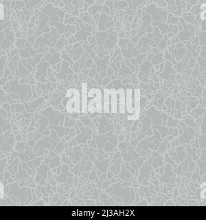 kintsugi art seamless pattern of splinters and different shards fragments with thin lines and modern dusty palette. Stock Vector