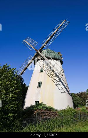 Hollaender Windmill Tuendern, Lower Saxony, Germany Stock Photo