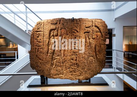 Barcelona, Spain. Artifacts in Museum of Ancient Egypt Culture Stock Photo