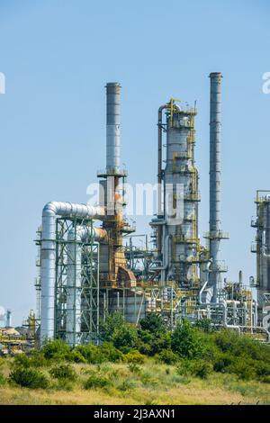 TOTAL Refinery, Leuna, Saxony-Anhalt, Germany Stock Photo