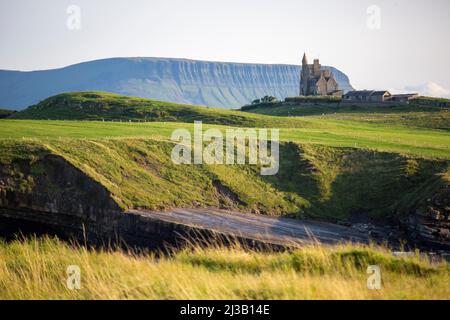 Classiebawn Castle, on the Atlantic coast of The Republic of Ireland ...