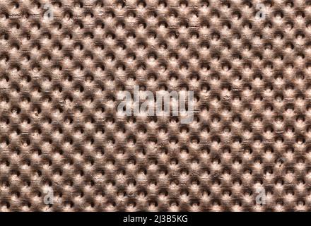Textured brushed metallic background in copper color. Stock Photo