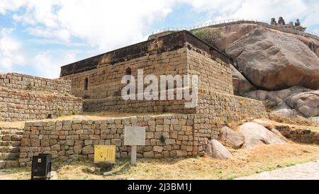 Mandapam of Hidambeswara Temple at Chitradurga Fort, Chitradurga